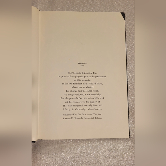 VTG A Tribute To John F Kennedy Hardcover W/SLIP CASE 1964 - Picture 6 of 15